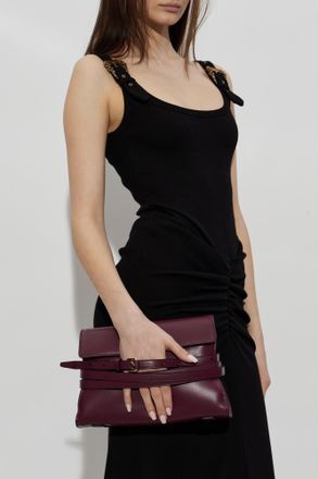 Moschino Shoulder Bag Tie, Womens, Burgundy