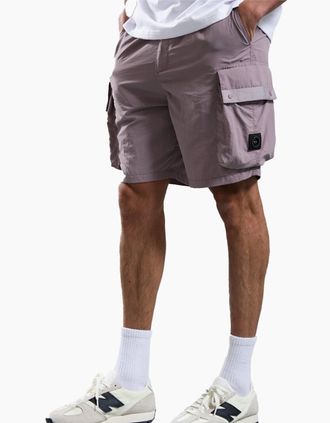 Marshall Artist Mens Marshall Artist Woodvale Cargo Shorts Rose - Size: 39/38/32