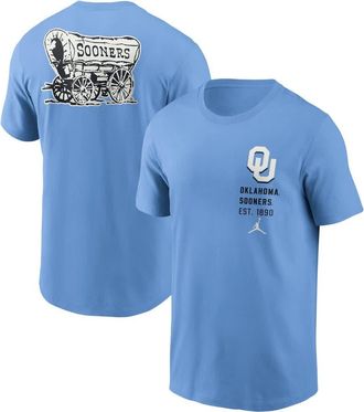 Jordan Brand Mens Jordan Brand Valor Blue Oklahoma Sooners Record Shattered 2-Hit T-Shirt in Light Blue at Nordstrom, Size Medium