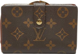 Louis Vuitton Brown Pvc Leather Wallet (Bi-Fold) (Pre-Owned)