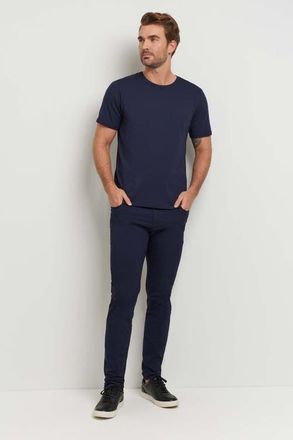 Anatomie Scott Crewneck T-Shirt in Navy at Nordstrom, Size Xx-Large