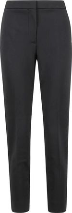 Max Mara Jersey Broek met Honey Stijl - Dames - Slim Fit Broeken - Zwart - S - Broeken