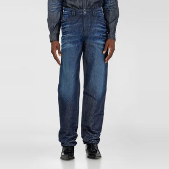 Diesel Regular Jeans High Waist 1991 D-Voeed, Dark blue, Button fly