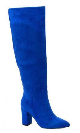 Corkys Footwear Womens Two Faced High Leg Boot In Electric Blue