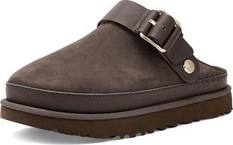 UGG Goldenstar Villa Clogs Womens Shoes Molasses : 7.5 B - Medium, Leather/Nubuck