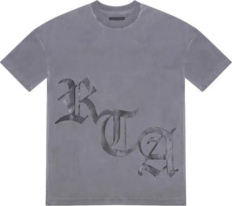 Rta T-shirt con logo Old English - Grigio
