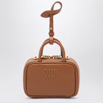 Miu Miu Trick Cognac colour in leather
