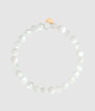 Ginette NY Bracelet Pixie Ever Perles Nacre Blanche Or Rose