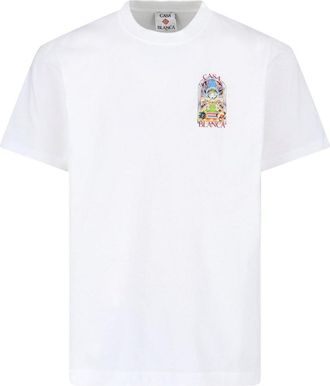 Casablanca T-Shirt Tennis Landscape