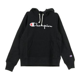 Champion Hooded Sweatshirt - Dames - Hoodies - Zwart - S - Katoen - Hoodies & sweatvesten