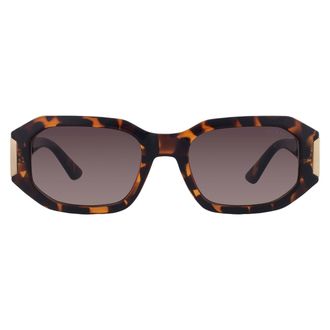 Guess Brown Gradient Geometric Ladies Sunglasses GF00056 52F 52