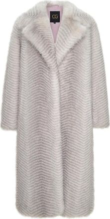 Cesare Gaspari Faux Fur Jas Natalie - Wit - Dames - Mantel - Wit - XL - Polyester - Jassen