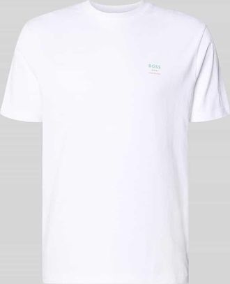 Boss Orange by Hugo Boss BOSS Orange Regular Fit T-Shirt aus reiner Baumwolle Modell TE_GROOVE in Weiss, Gr&ouml;&szlig;e XXL