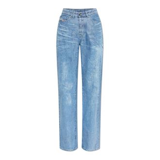 Diesel Straight Jeans, female, Blue, Size: W24 L32 1971 D-Sent-Fsi2 Jeans