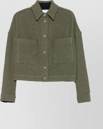 Iro cotton jacket patch pockets