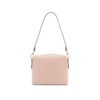 Pourchet Tassen, Dames, Roze, ONE Size, Leer, Cassetta Schoudertas