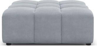 CXL by Christian Lacroix Puf de terciopelo azul claro