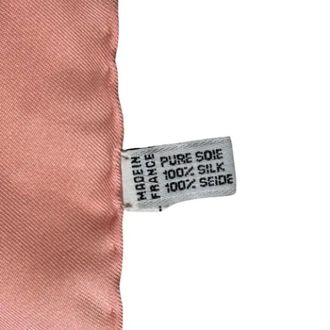 Celine Pre-owned Scarves, female, Pink, Size: ONE SIZE Pre-owned Silk Scarf