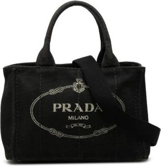 Prada Pre-owned Vintage Tote Bag - Dames - Vintage Shopper - Zwart - ONE Size - Vintage