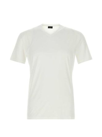 Gucci Off White V Neck T-Shirt