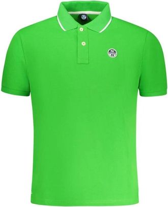 North Sails Klassiek Passend Poloshirt Korte Mouw - Heren - Polos - Groen - S - Katoen - Tops