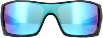 Oakley Zonnebril Batwolf OO9101-58 Gepolijst Zwart Prizm Sapphire