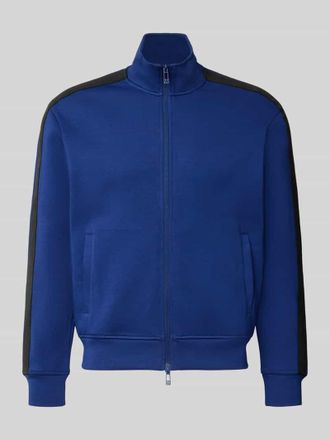 A|X Armani Exchange Regular Fit Sweatjacke aus Baumwoll-Mix Modell Felpa in Royal, Gr&ouml;&szlig;e XXL