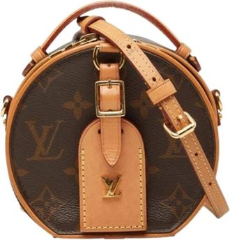 Louis Vuitton Pre-owned Mini Boite Chapeau - Dames - Vintage Schoudertas - Bruin - ONE Size - Leer - Vintage