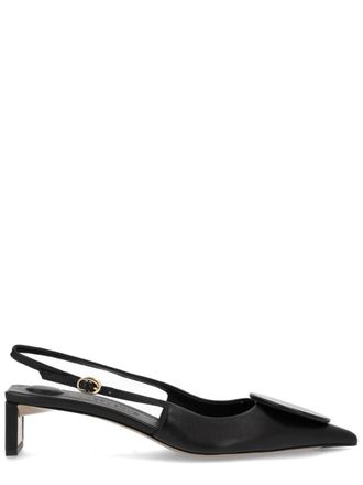 Jacquemus Les Slingbacks Duelo Lamb Leather Pumps