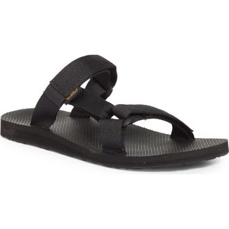Teva Universal Slide Sandal in Black at Nordstrom Rack, Size 10