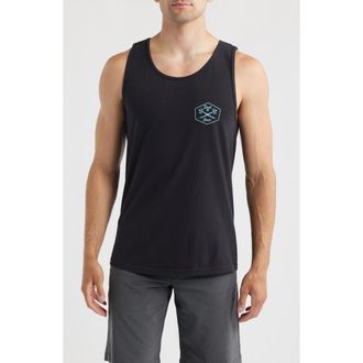 Dark Seas Bloom Tank in Black at Nordstrom, Size Large