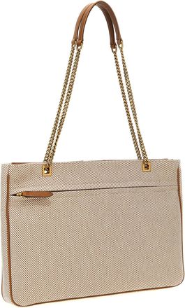 Valentino Garavani Womens Tote Beige Cotton