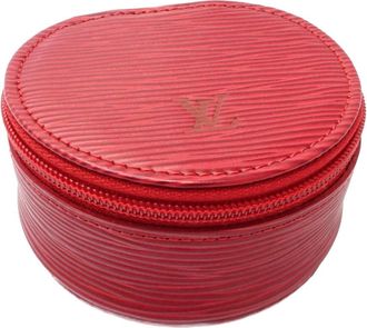 Louis Vuitton Castilian Red Epi Leather Pouch (Pre-Owned)