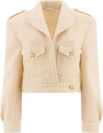 Givenchy Dames, Jassen, Wit, Maat: S Tweed