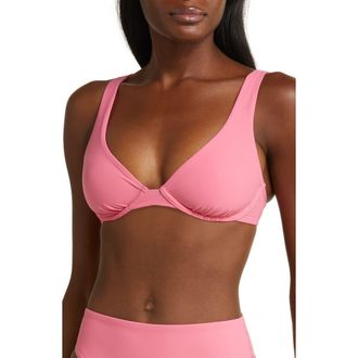 Bondi Born Pamela Underwire Bikini Top in Rose at Nordstrom Rack, Size X-Small