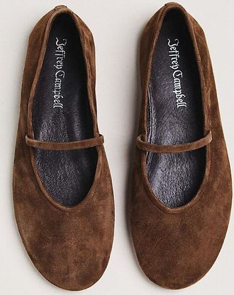 Jeffrey Campbell Dancerina Suede Ballet Flats