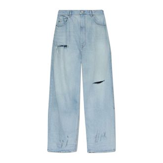 Balenciaga Wide-leg Jeans - male - Balenciaga - Wide Jeans - Blue - S - Jeans