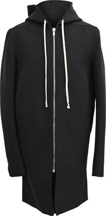 Rick Owens DRKSHDW Fishtail Hooded Parka Jacket in Black Cotton
