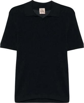 Rakk&igrave; Brando Polo - Heren - Polos - Zwart - M - Katoen - Tops