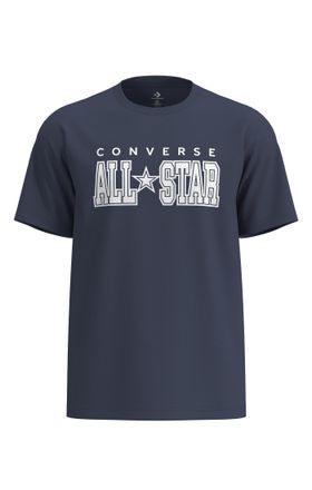 Converse T-Shirt CONVERSE CONVERSE ARCH ALL STAR TEE, Herren, Gr. XXL, converse navy, Obermaterial: 80% Baumwolle, 20% Polyester, normal, Rundhals, Shirts T-Sh