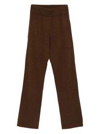 Entire studios ribbed track pants - unisex - Fabric - XL/XXL - Brown