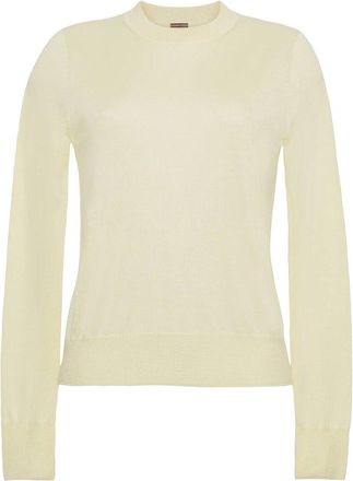 Adam Lippes Cashmere & Silk-Blend Knit Crewneck Sweater