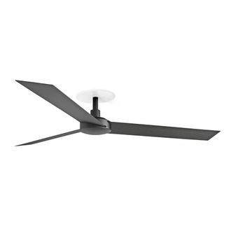 Netlighting Cruiser Recessed 132cm Ceiling Fan Matt Black