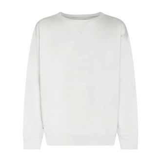 Maison Margiela Sweatshirts, male, White, S, Numeric Logo Sweatshirt
