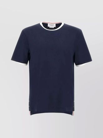 Thom Browne striped cotton crew neck t-shirt
