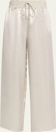 Maria McManus Drawstring Wide-Leg Basketball Trousers
