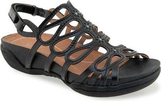 Jambu Miriam Casual Flat Sandal in Oil Black at Nordstrom, Size 9.5