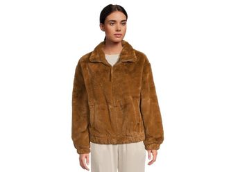 UGG Tash Faux Fur Jacket Womens Coat Deco : XS, Faux Fur/Polyester