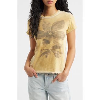Free People Wall Flower T-Shirt in Washed Tea Combo at Nordstrom, Size X-Small