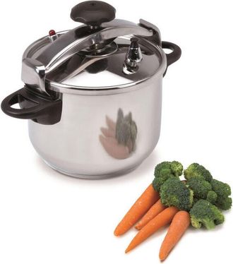 Jata Cocotte-minute - Jata - Opc8 - 8 Litros - Acero Inoxidable - 3 Sistemas De Seguridad